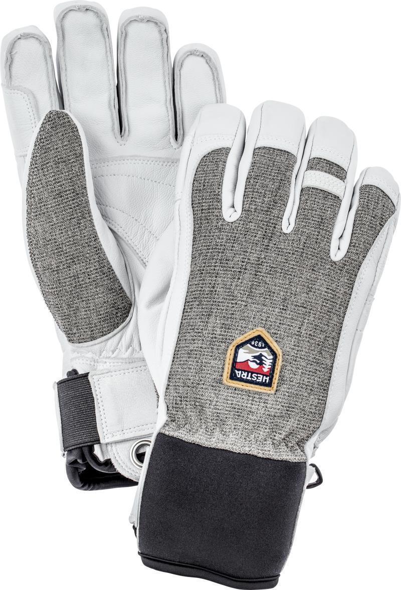 Army Leather Patrol Gloves - grey 1