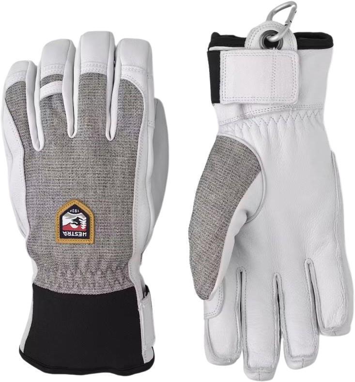 Army Leather Patrol Gloves - light grey 1