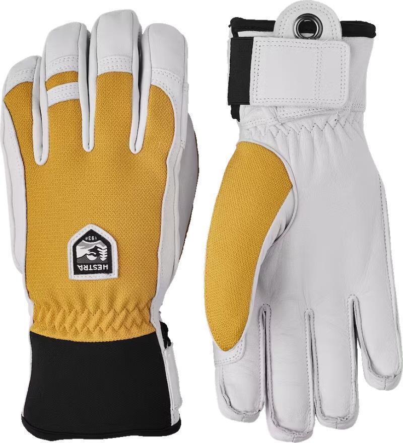 Army Leather Patrol Gloves - mustard 1