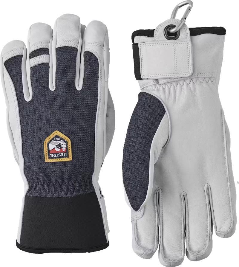 Army Leather Patrol Gloves - navy 1