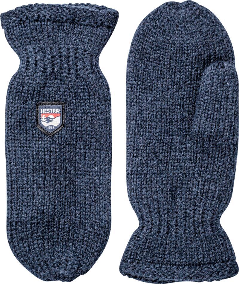Basic Wool Mitts - navy 1