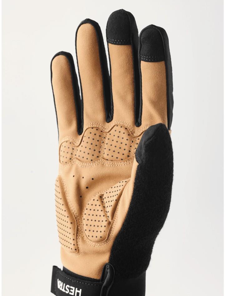 Bike Guard D3O Long 5-Finger Gloves - grey 1
