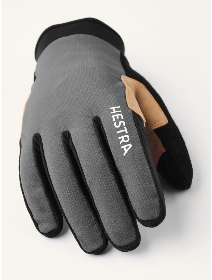 Bike Guard D3O Long 5-Finger Gloves - grey 1