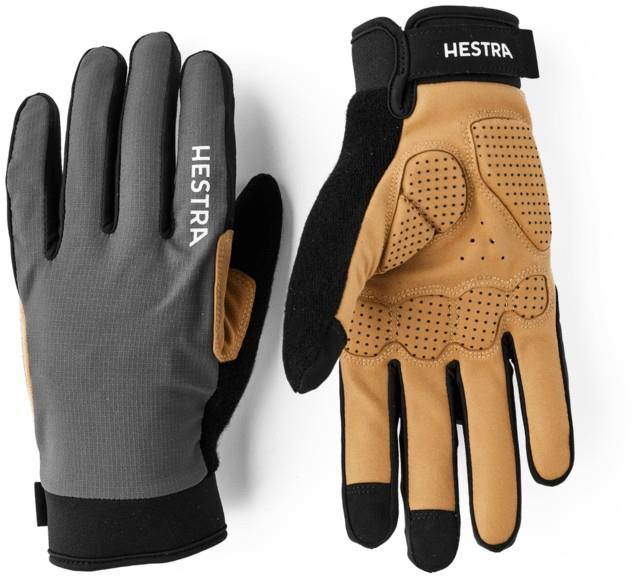 Bike Guard D3O Long 5-Finger Gloves - grey 1