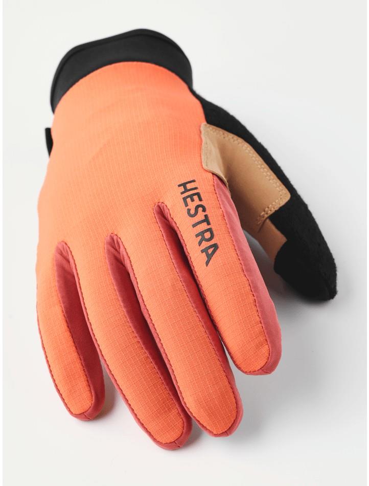 Bike Guard D3O Long 5-Finger Gloves - orange 1