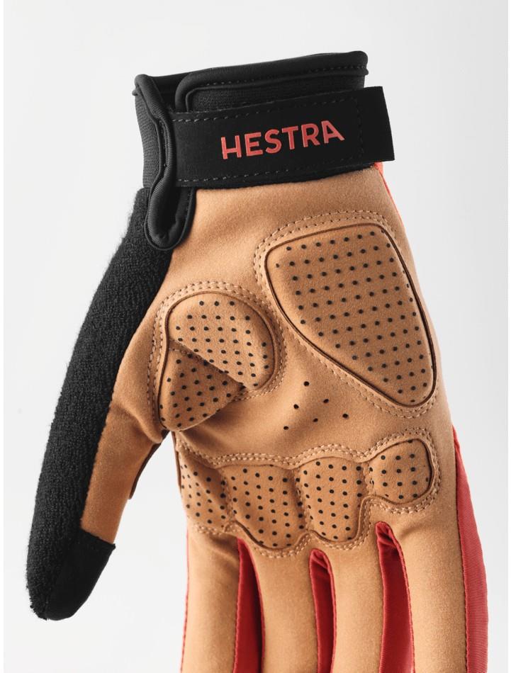Bike Guard D3O Long 5-Finger Gloves - orange 1