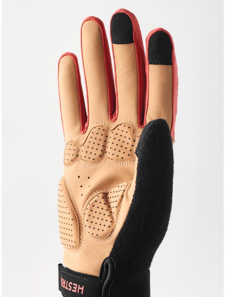 Bike Guard D3O Long 5-Finger Gloves - orange 1