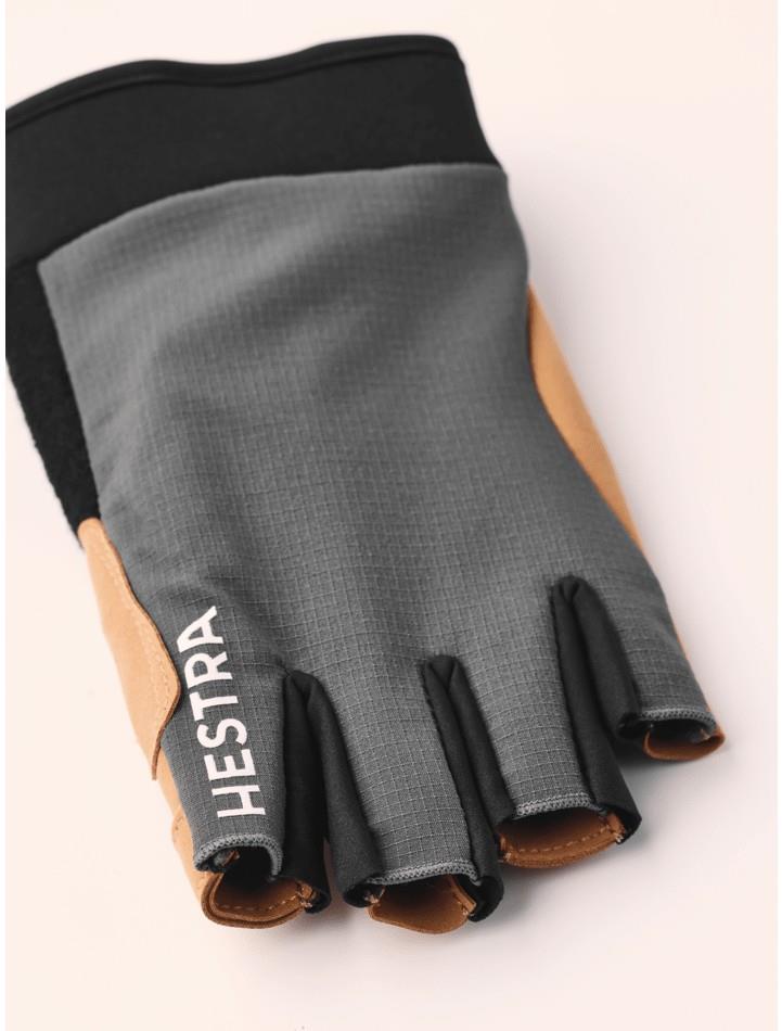 Bike Guard D3O Short 5-Finger Gloves - grey 1