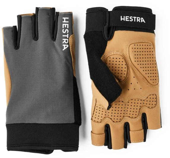 Bike Guard D3O Short 5-Finger Gloves - grey 1