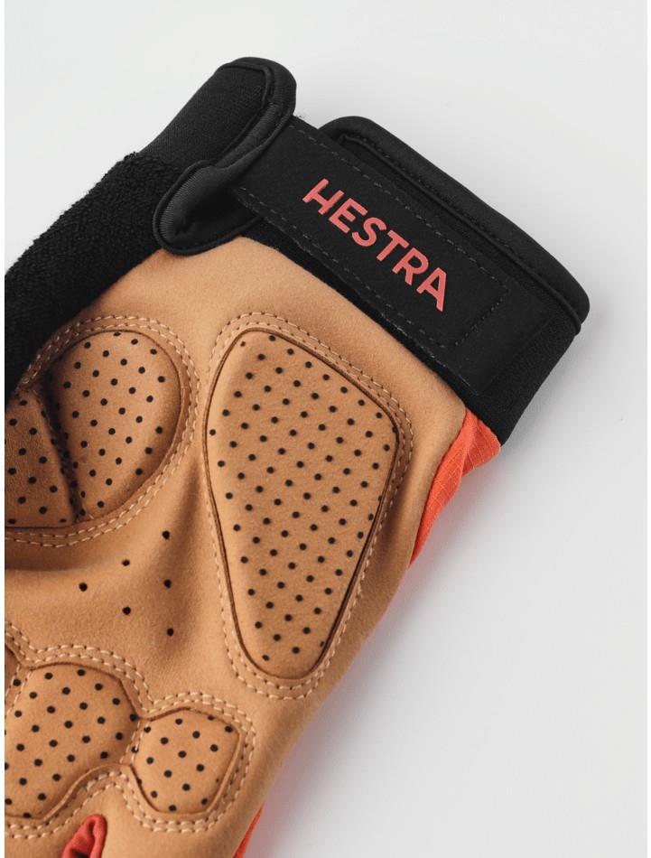 Bike Guard D3O Short 5-Finger Gloves - orange 1