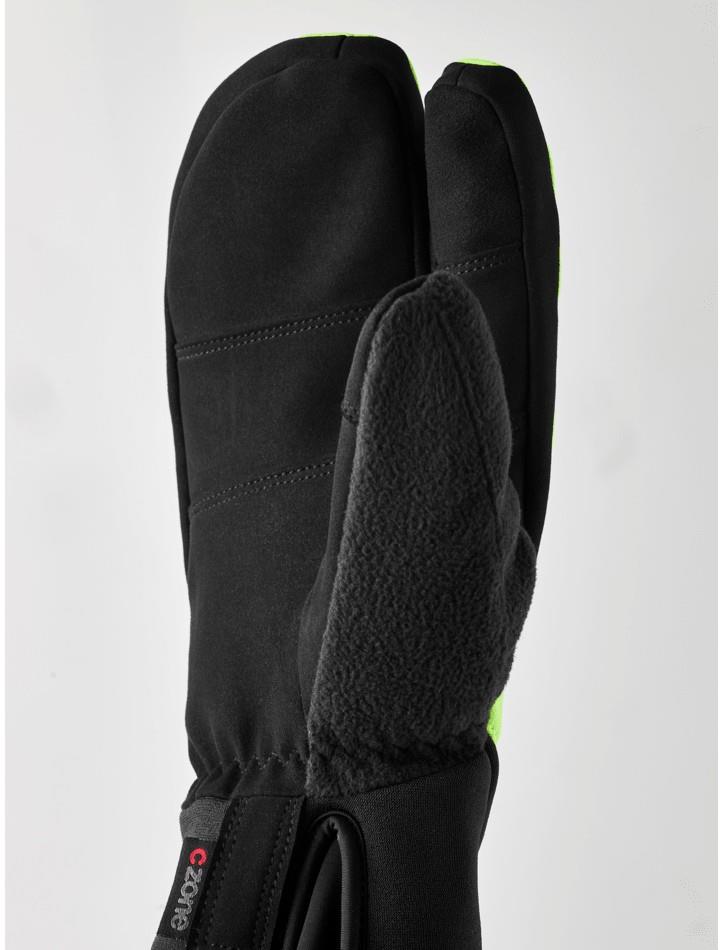 CZone Velo 3-Finger Mitts - hi-vis yellow 1