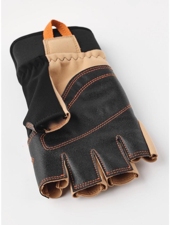Climbers Liba Short Gloves - black / tan 1