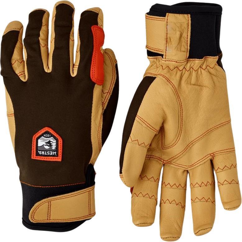 Ergo Grip Active Gloves - dark forest / natural brown 1