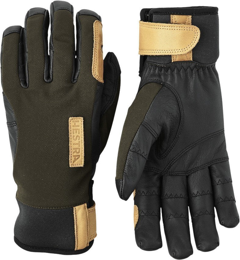 Ergo Grip Active Wool Terry Gloves - dark forest / black 1