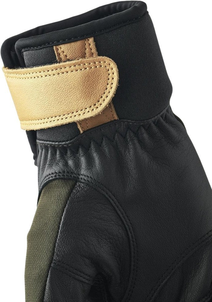 Ergo Grip Active Wool Terry Gloves - dark forest / black 1