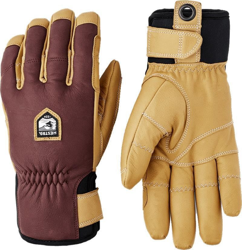Ergo Grip Incline Gloves - bordeaux / natural brown 1