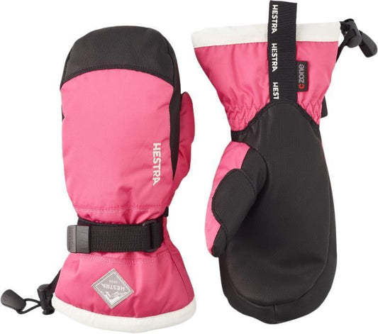 Gauntlet CZone Mitts - Junior - fuchsia / ivory 1