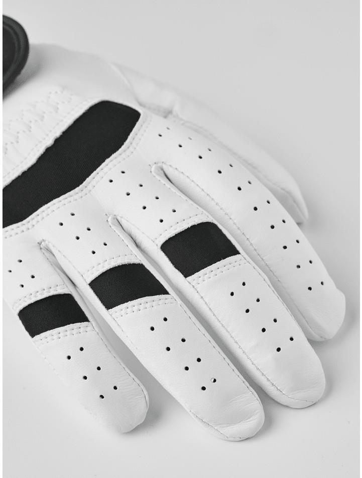 Golf Leather Glove -  Right - off white / black 1