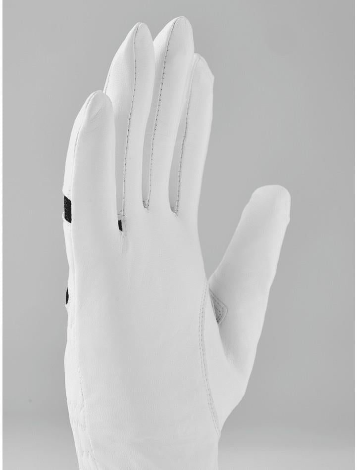 Golf Leather Glove -  Right - off white / black 1