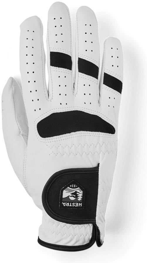 Golf Leather Glove -  Right - off white / black 1