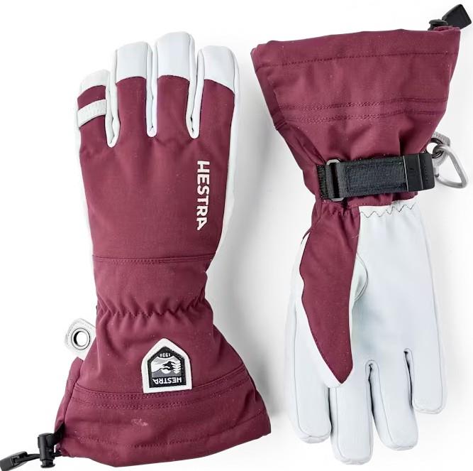 Heli Gloves - bordeaux 1