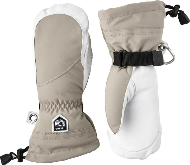 Heli Mitts - Womens - khaki / off white 1