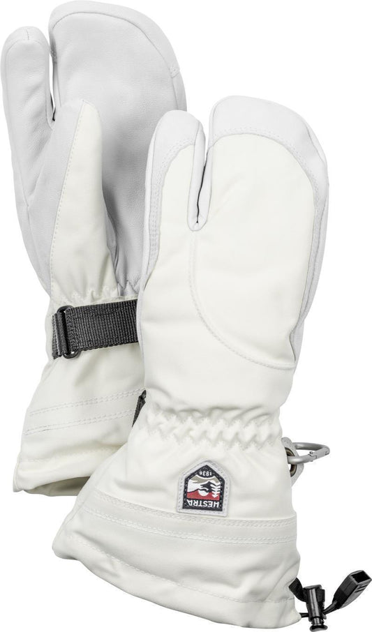 Heli Ski 3-Finger - Womens - Ivory / Off White 1