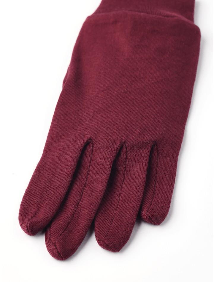 Merino Wool Arctive Glove Liner - bordeaux 1
