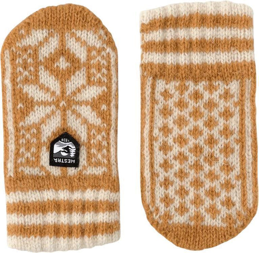 Nordic Mitts - Kids - mustard / off white 1