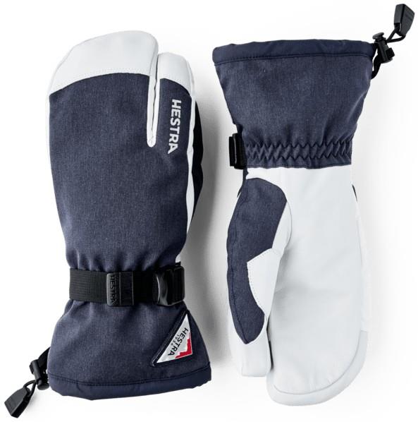 Powder Gauntlet 3-Finger - navy / off white 1