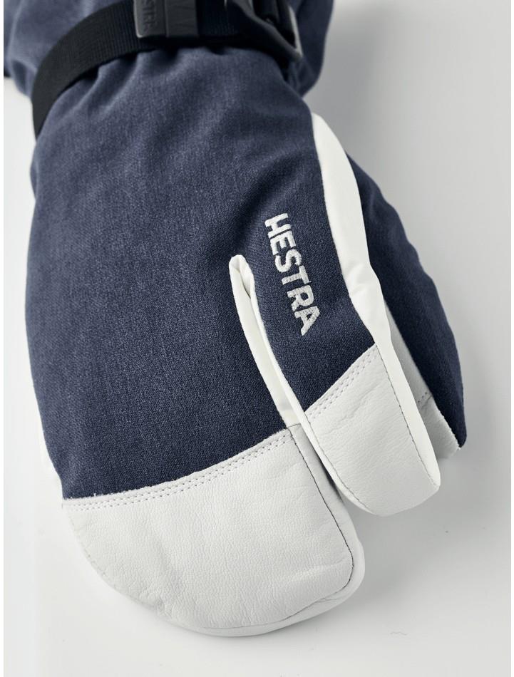 Powder Gauntlet 3-Finger - navy / off white 1