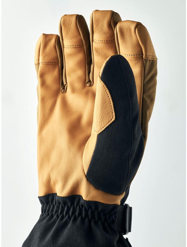 Powder Gauntlet Gloves - black / natural brown 1