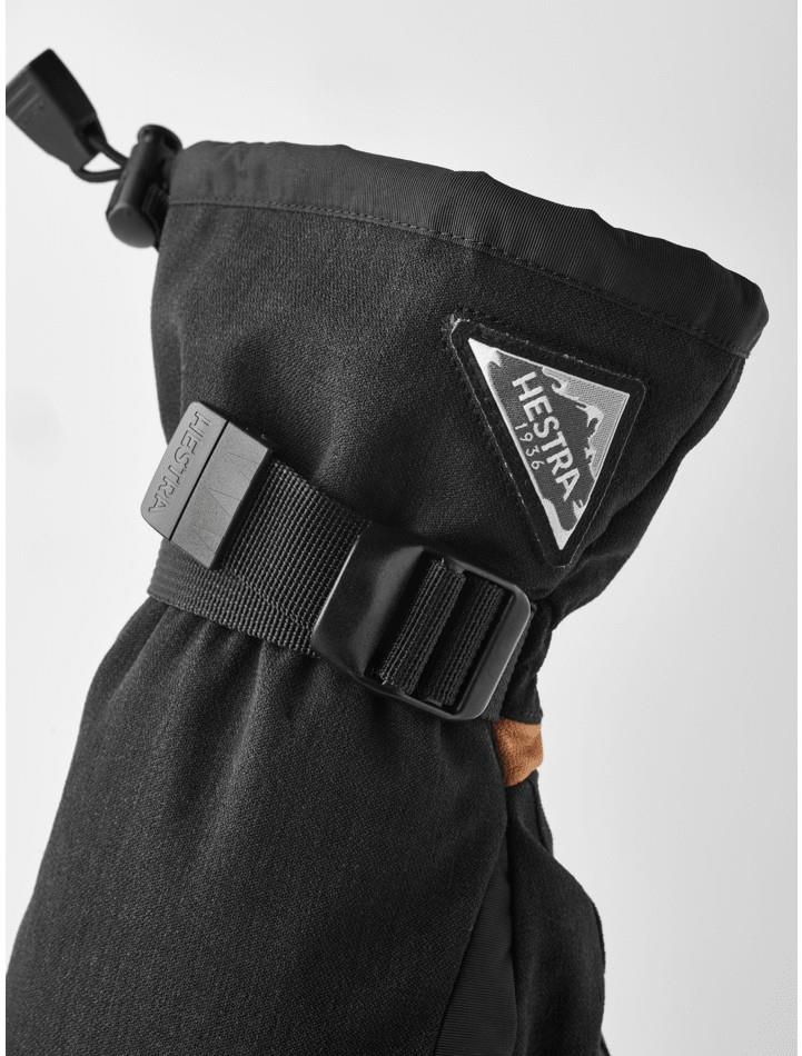 Powder Gauntlet Mitts - black / natural brown 1