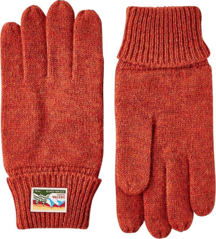 Raggwool Gloves - brick red 1