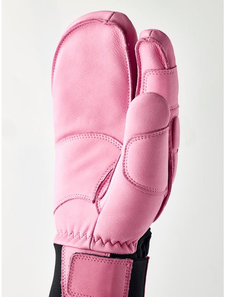 Vertical Cut Freeride 3-Finger - cerise / mustard 1