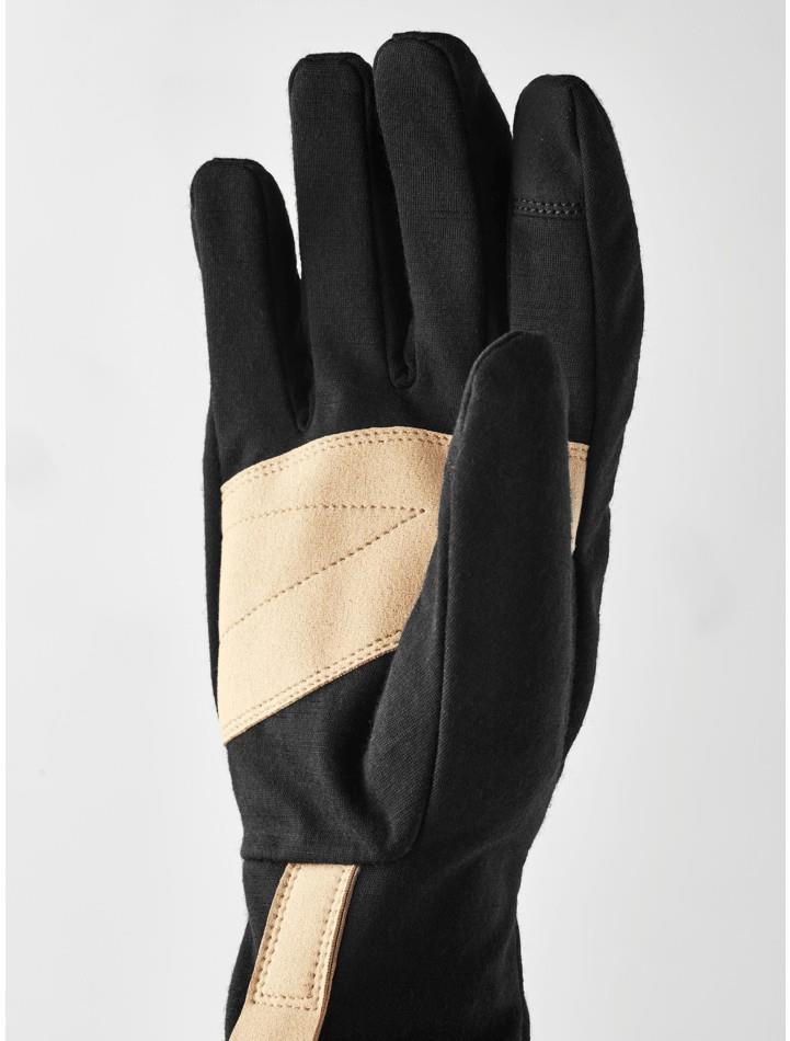 Windwool Merino Glove Liner - black 1