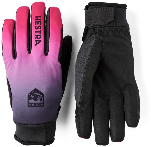 XC Pace Gloves - fuchsia print 1