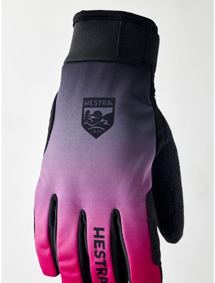 XC Pace Gloves - fuchsia print 1