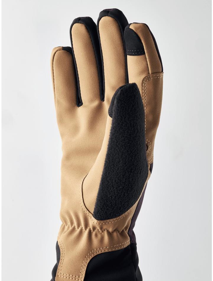 XC Primaloft Gloves - Womens - plum / tan 1