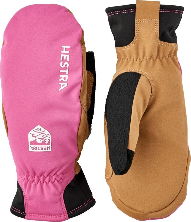 XC Primaloft Mitts - Womens - cerise / tan 1