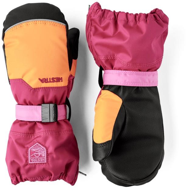 Zip Mitts - Baby - orange / orchid 1