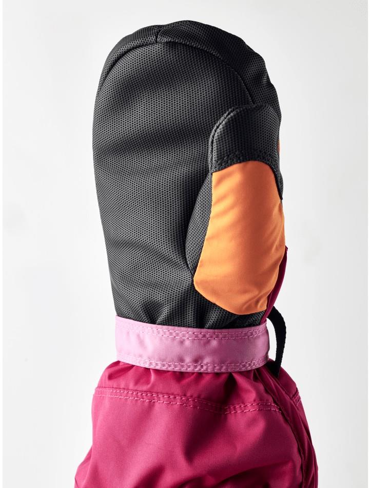 Zip Mitts - Baby - orange / orchid 1
