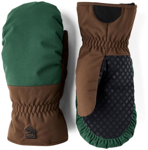 reMix Hajka Mitts - bottle green / espresso 1