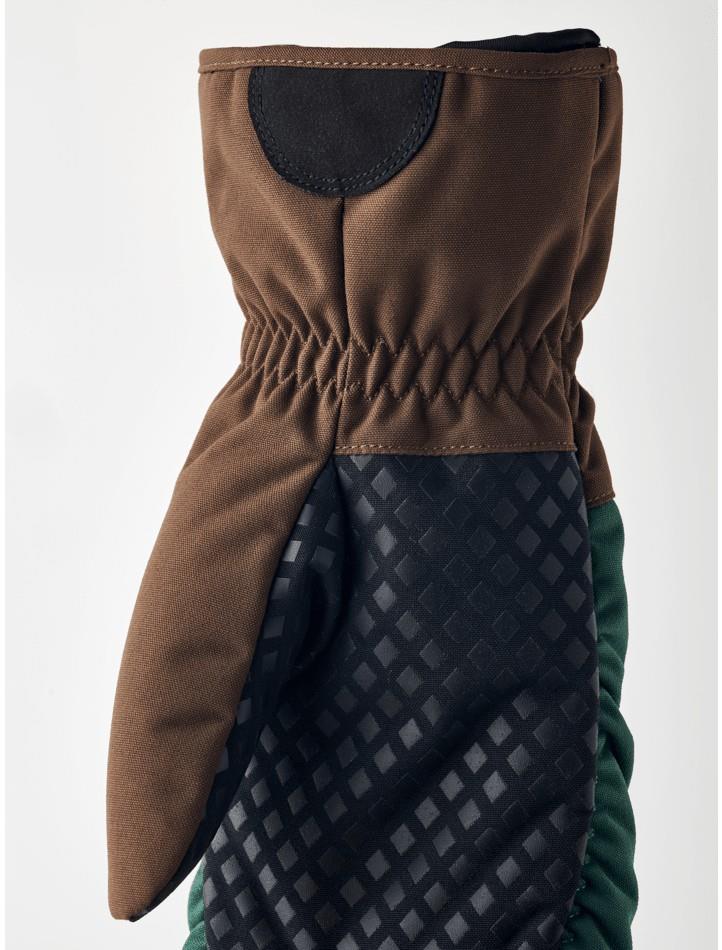 reMix Hajka Mitts - bottle green / espresso 1