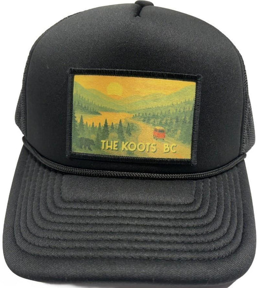 `The Koots` Foam Trucker with Printed Patch - black 1