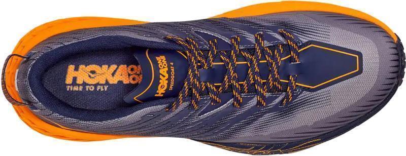 Speedgoat 4 - Mens  - Black Iris / Bright Marigold 5