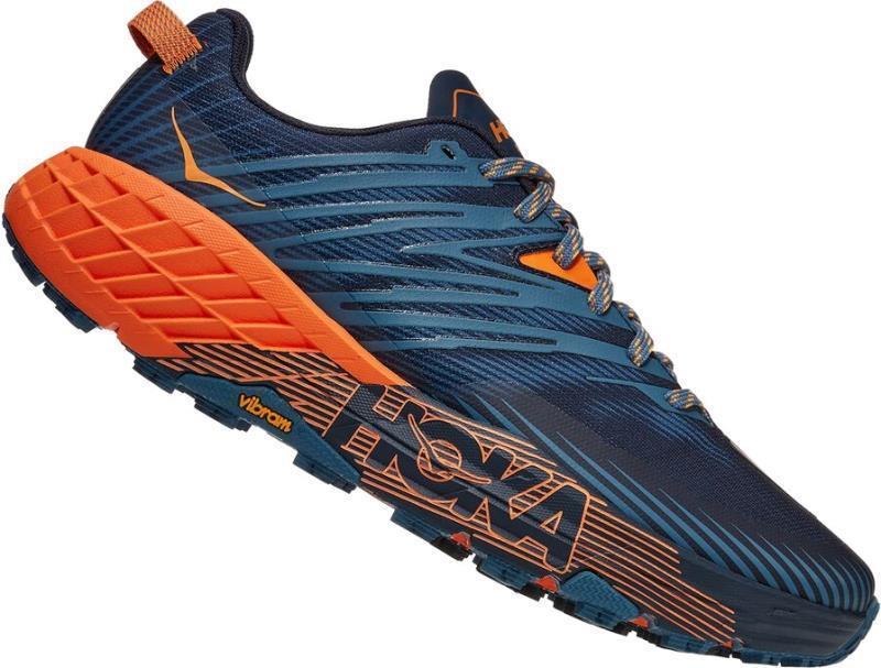 Speedgoat 4 - Mens  - Real Teal / Persimmon Orange 2