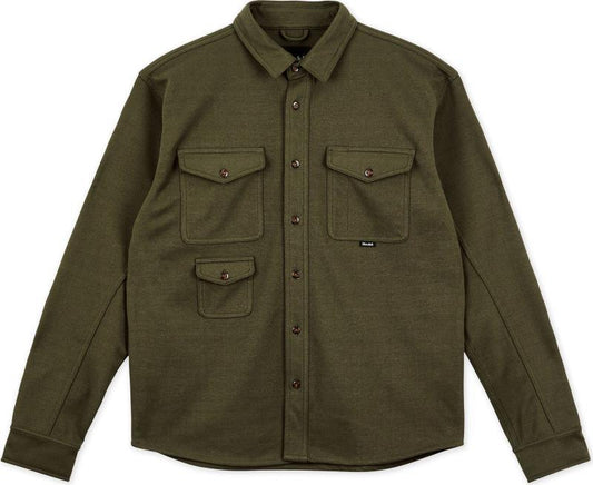 Adventure Flannel Shirt - Mens - Dark Olive 1