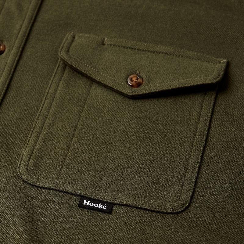 Adventure Flannel Shirt - Mens - Dark Olive 3