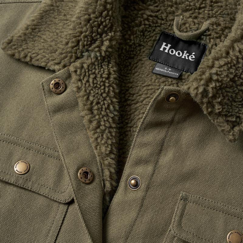 Bobcat Pile Work Jacket - Womens - Burnt Olive 3